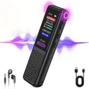 64GB Voice Recorder,Upgraded Digital Voice Activated Recorder with AI Noise Reduction Technology,Dictaphone Tape Recorder Device with Playback