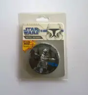 Star wars Clone wars stormtrooper rex metal badge 2008 lucas film