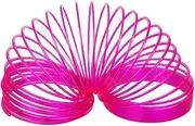 BLUECHOLON Fluorescent Spiral Glow in The Dark Toy for Kids Rainbow Spiral Blue Green Pink Orange Kids Toys Luminous Birthday Party Rainbow (Pink)