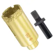 Diamond Drill Bits Set, 28mm Brazed Diamond Core Drill Bits for Tile