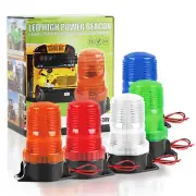 LED Amber Emergency Warning strobe light Beacon Flashing Forklift Truck 12-30V