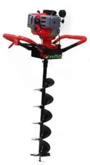One Man 52cc Gas Post Hole Fencing Planting Earth Digger Machine w/ 6" Auger Bit