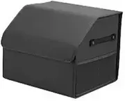 ATATQY Foldable Car Trunk Organizer Compatible for LiXiang ONE L6 L7 L8 L9 MEGA - Car Accessories Interior Trunk Storage Box,Car Gadgets Organizer(B - Black)