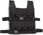 Fitness Accessories Multi-Functional Unisex Weight Training Vest Sports Equipment Tear-Resistant Running Weighted Vest Weights Not Included (Color : Black, Size : Free)