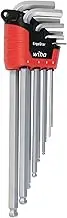 Wiha 66996 ErgoStar Ball End Hex L-Key, 9-Piece Set