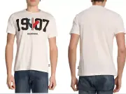 Rossignol Men's 1917 Chamonix Print Cotton Luxury Fashion T-Shirt Top XL