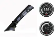 SAAS pillar pod oil pressure voltmeter gauges for Toyota Hilux 2015-2021