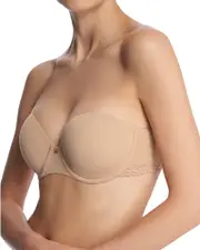 Natori Pure Luxe Strapless Contour Underwire Bra