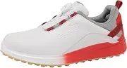 [JiuQing] Golf Shoes Spikeless Men Leather Outdoor Anti Slip Walking Sneaker Lightweight
