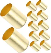 Hoement 50pcs Compression Sleeves for Tubes Fitting Kit Durable Metal Ferrules for Air Hoses Torch Hoses Sprayer Tubes Secure Connection Easy Installation Versatile Repair Tool for Welding