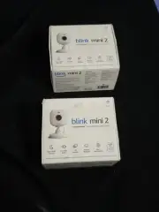 Blink Mini Compact Indoor/Outdoor Plug-in Smart Security Camera New In Box