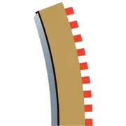 Scalextric C8282 RAD 4 INNER BORDER/BARRIERS
