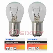 2 pc Philips Brake Light Bulbs for Rolls-Royce Silver Cloud Silver Shadow be