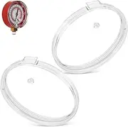 49100 80 mm Replacement Crystal Gauge Lens for Brute II Manifolds (Red or Blue)