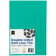 Educational Colours Vinyl Tile 220 x 150mm Green