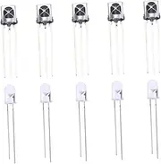 DOITOOL Ir Diode Pair 3-Leg Emitter Receiver Set 18-20m Range Led Ir Module for Tv