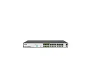 D-Link DGS-F1026P-E 26-Port Gigabit PoE Switch With 24 PoE+ Ports (8 Long Reach 250m) and 2 Uplinks With Combo SFP