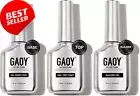 Gel Top Coat, Builder & Base Coat Set 3pcs 16ml, Clear Glossy, UV Light Cure
