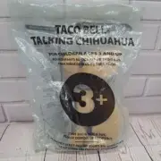VTG New Taco Bell Chihuahua Plush Stuffed Animal Sealed Toy