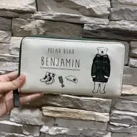 在飛比找蝦皮購物優惠-日本進口 polar bear benjamin長夾(近全新