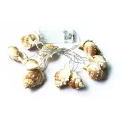 String Lights Warm White Lighting Lovely Beach String Light Battery Operated for Holiday Wedding Home Window Decoration Fat conch