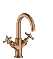 Hansgrohe 2-handle basin faucet Axor 16505140 Brushed Bronze