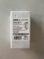 CREE LIGHTING 120-277V WHITE WIRELESS DIMMER, CSC-CWS-UNV-WH