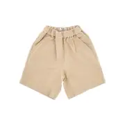 [IL GUFO] IL GUFO Cotton and linen shorts Kids 14Y 14Y Beige