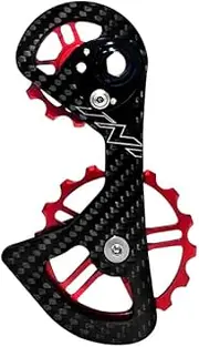 TNI SPEEDPULLEY Speed Pulley (12T/16T) 3K Carbon Cage Full Ceramic Bearing Speed Pulley