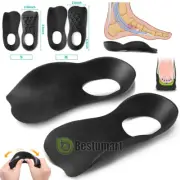 3/4 plantillas ortopédicas para fascitis plantar Pie plano Soporte de arco alto
