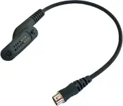 Hirose 6-pin Quick Disconnect Adapter for Yaesu Vertex etc Multipin Radio