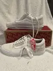 Vans Off The Wall Men's White Skate Shoes Size 8 NIB Old Skool
