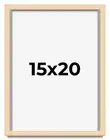 15x20 Shadow Box Frame Brown | 0.875 Inches Deep Real Wood Contemporary Shadowbo