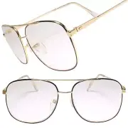 Classic Genuine True Vintage 90s 80s Square Gold Reader 1.00 Reading Glasses