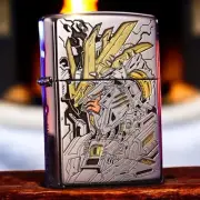 Anime-Inspired Mecha Design, Genuine Zippo Mirror Finish
