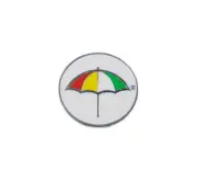 NEW PRG Arnold Palmer Bay Hill Rainbow Umbrella Golf Mighty Ball Marker