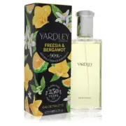 Yardley Freesia & Bergamot by Yardley London Eau De Toilette Spray 4.2 oz For Wo
