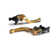 LSL Clutch lever BOW L20, short, gold/anthracite, black-grey Black Grey