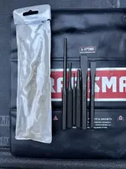 Sears Craftsman USA Nos 6Pc Chisel Prick Pin Punch Set In Vinyl Pouch 45030