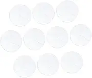 Baluue 10pcs Three Compartment Petri Dishes for Lab Use Culture Plates for Scientific Research Optically Design for Cell Observation