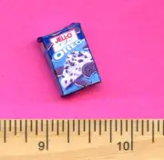 Dollhouse MINIATURE Size Chocolate Cookie Cake Mix Box