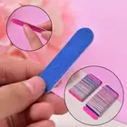 100pcs Mini Nail Files Nail Disposable Cuticle Remover Buffers Nail Art ToolYUI4