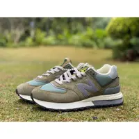 在飛比找蝦皮購物優惠-New Balance NB 574 軍綠色 麂皮 經典復古