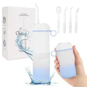 Portable Water Flosser,Water Dental Flosser for Teeth Cleaning, 3 Mode Cordle...