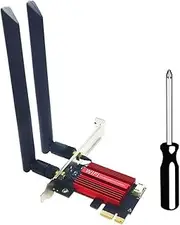 Xuegier WiFi 7 BE200 Pro Pcie Wireless Network Adapter BT5.4 Band 2.4G/5G/6GHz Wireless BE200 WiFi Card for Win11 Linux