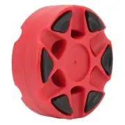 (Red)Hockey Puck Dense Texture Glossy Flat Easy Sliding Plastic Roller Hock FF