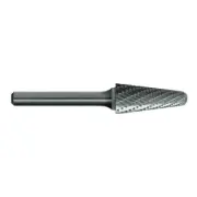 Sutton B307SL400 12.7 x 28.6 x 6.3mm Shank Carbide Burr Taper Shape Radius End