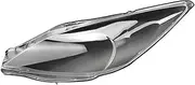 CLZCNQLX Car Front Glass Lens Caps Headlight Cover Auto Light Transparent Lampshade Shell Head Lamp Case Compatible for Mazda 5 M5 2008 2009 2010(Right)