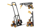 VEVOR Stair Climbing Cart Heavy Duty Folding Hand Truck Dolly 200 kg 6 Wheels