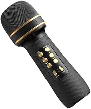 Microphone for Singing,Portable Handheld Mic Speaker - Multifunctional Cordless Microphones, Speakers, Voice Recorders, Music Players for Friends Family